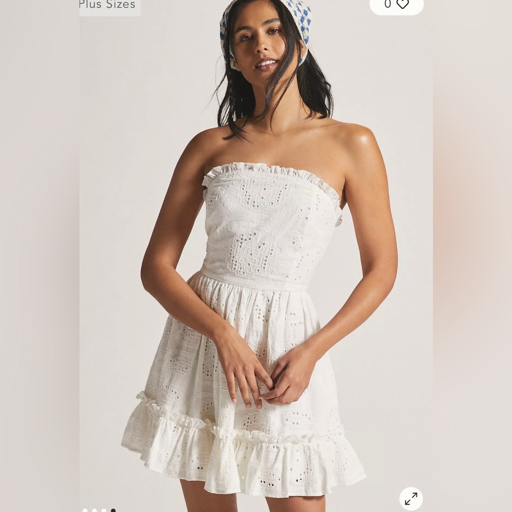 Anthropologie Ruffle Mini Dress size medium